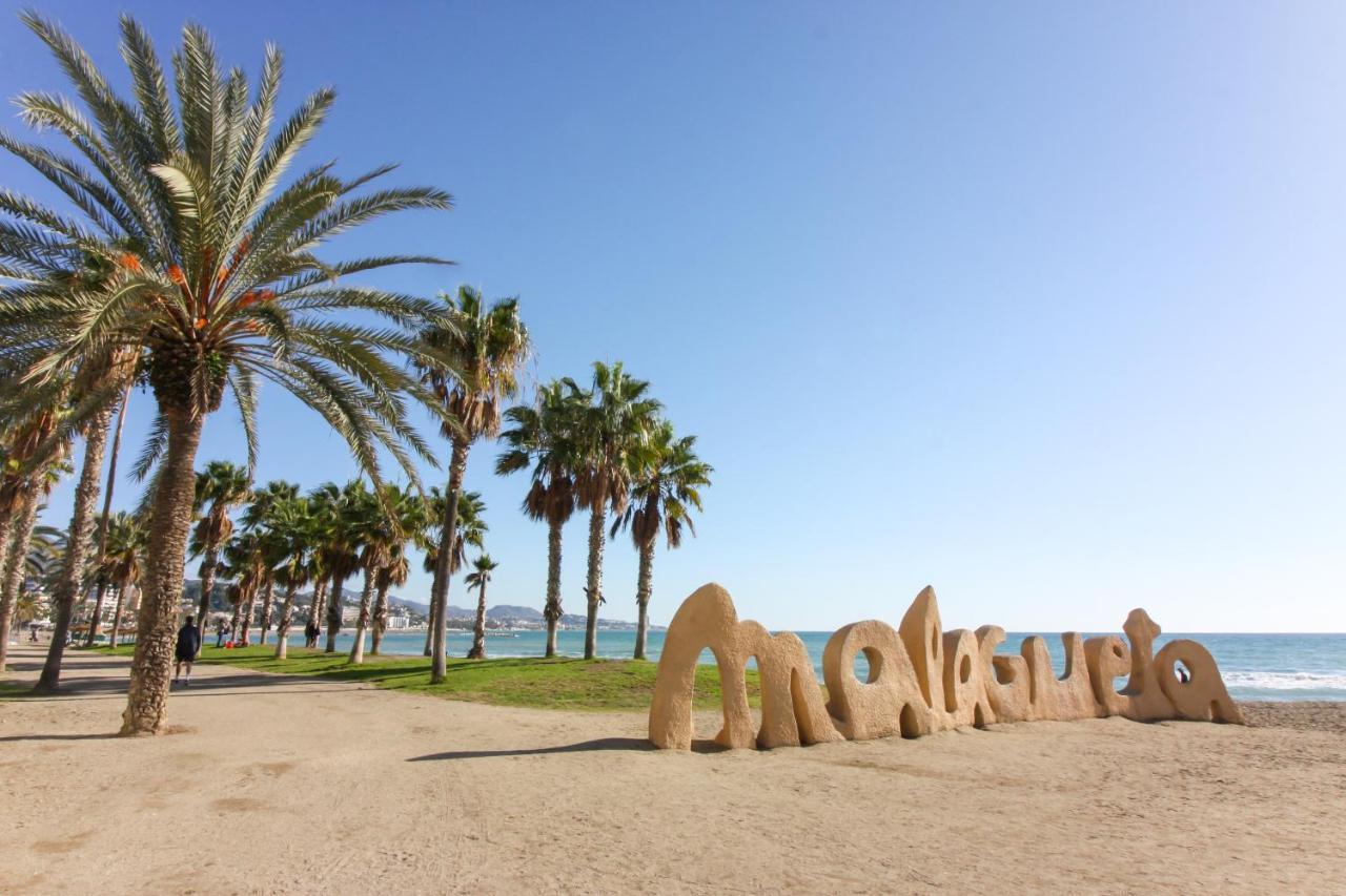 Malaga Center Flat Beach & Terrace Kültér fotó